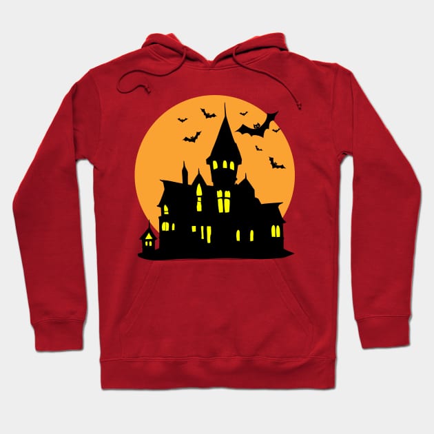 Scary Haunted House Hoodie by ShopBuzz